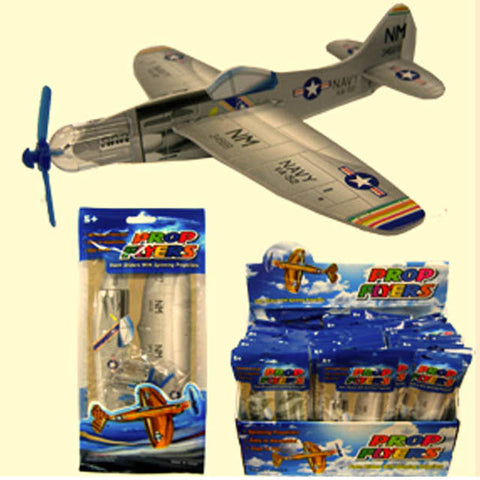 GLIDER WITH SPINNING PROPELLERS ASSORTED COLORS AND STYLES