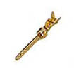 DB MALE PIN 1X8MM CRIMP GOLD