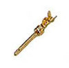 DB MALE PIN 1X8MM CRIMP GOLD
