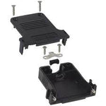 DB25 HOOD 2PC BLK PLAS HW {{