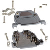 DB25 HOOD 2PC MET PLAS WITH THUMBSCREW