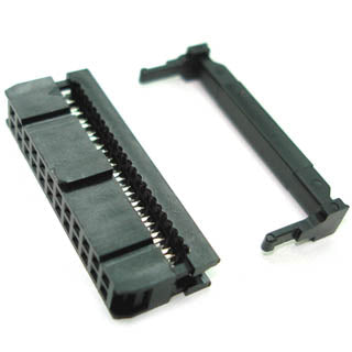 IDC24F DIP W/KEY BLACK