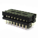 DIP PLUG IDC16 PCST 7.62MM BLACK {{