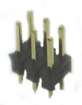 DIPHDR 2.5MM 6P BRST 3/6 GOLD BLACK{{