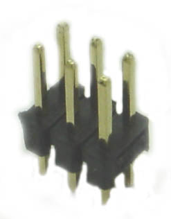 DIPHDR 2.5MM 6P BRST 3/6 GOLD BLACK{{