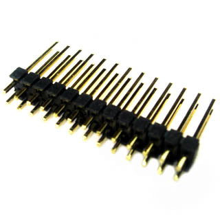 DIPHDR 2.5MM 26P BRST 3/10 GOLD BLACK