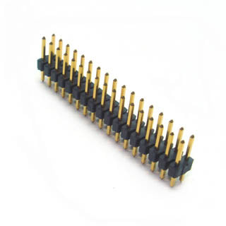 DIPHDR 2.5MM 34P BRST 3/8 GOLD BLACK{{