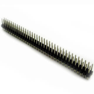 DIPHDR 2.5MM 72P BRST 3/6 TIN BLACK{{