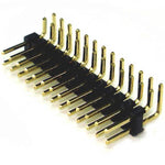 DIPHDR 2.5MM 26P BRRA 3/6 GOLD BLACK