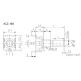 ENCODER MECHANICAL INCREMENTAL 20 QUADRATURE (INCREMENTAL) VERT