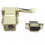 MODULAR ADAPTER DB9M/RJ45 8P8C