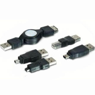 USB ADAPTER KIT W/RETRACTABLE CABLE