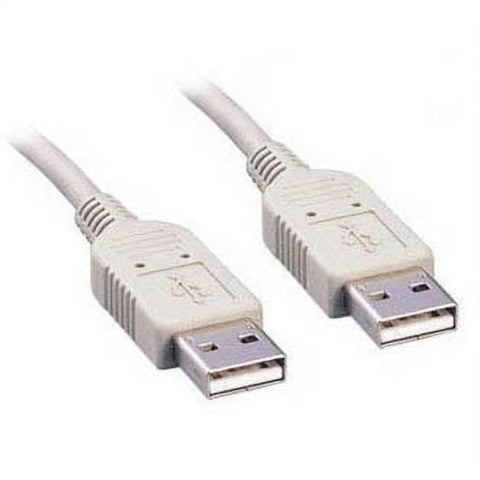 USB CABLE 2.0 A-A MALE/MALE 6FT GREY
