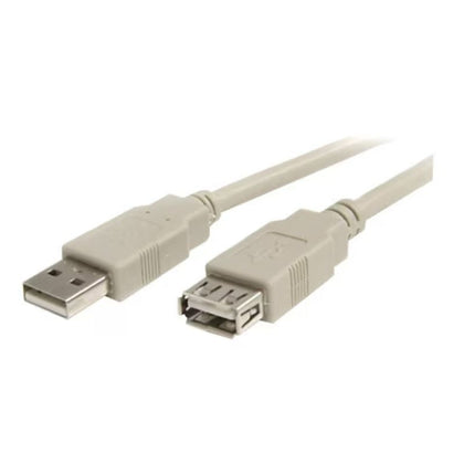 USB CABLE 2.0 A-A MALE/FEMALE 3FT GREY
