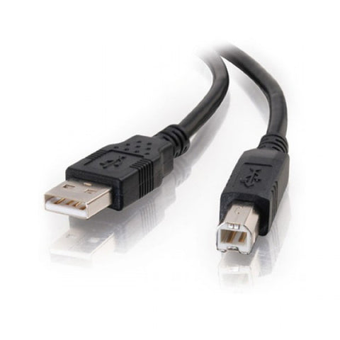 USB CABLE A-B MALE/MALE 15FT BLK USB 2.0
