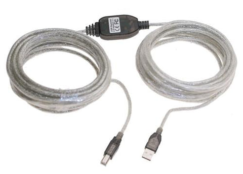USB CABLE A-B M/M W/ REPEATER VERSION 2 36FT