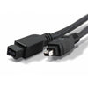 FIREWIRE CABLE 9M-4M 6FT BLACK