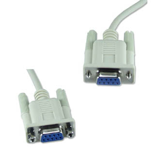 NULL MODEM CABLE DB9F/F 10FT