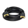 VGA CABLE DBHD15M/M 25FT IN-WALL BLACK GOLD PLATED