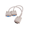 VGA EXT CABLE DBHD15M/HD15FX2 BEIGE 1FT