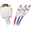 COMPONENT VIDEO CABLE TO VGA 6FT DB15HD MALE TO 3XRCA MALE