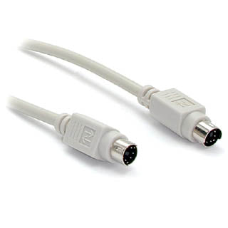 PS2 KEYBOARD CABLE MINI DIN M/M6 6FT