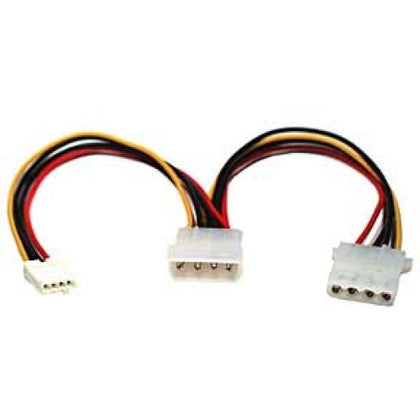 COMP POWER CABLE Y 5.25M-F&3.5F 5.25 DISK