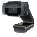 WEBCAM 720P WITH MIC BLACK