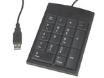 KEYBOARD NUMERIC USB2.0 KEYBOARD BLACK