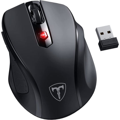 MOUSE OPTICAL WIRELESS 2.4GHZ ERGO GRIPS