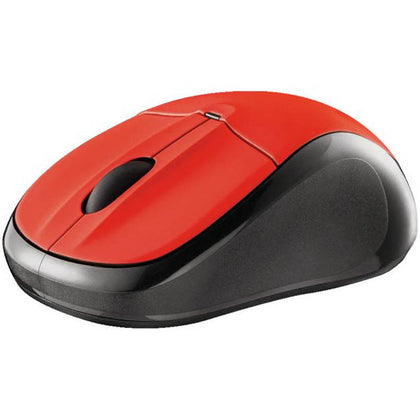 MOUSE OPTICAL WIRELESS 2.4GHZ red/black