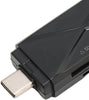 MEMORY CARD READER MICROSD/TF CARD TYPE-C MICRO USB OTG BLACK