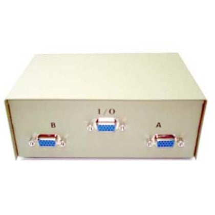 DATA SW BOX DB15FHD 2WAY ROTARY