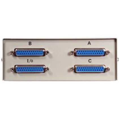DATA SW BOX DB25F 3WAY ROTARY