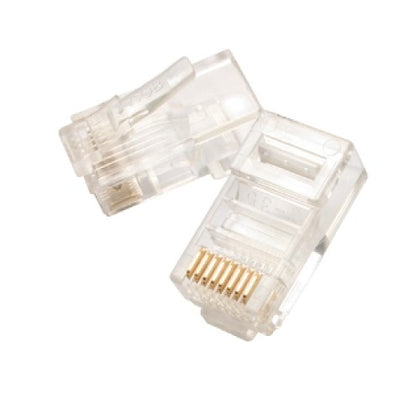 MODULAR PLUG 8P8C SOL CAT5E FLT