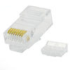 MODULAR PLUG 8P8C SOL/STR CAT6A FOR ULTRA THIN CABLE W/INSERT