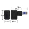 RJ45 8P8C PLUG/JACK RIGHT ANGLE ADAPTER CAT5/6 RIGHT SIDE