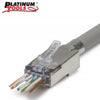 MODULAR PLUG 8P8C EZ-CAT6 SH EXTERNAL GROUND RJ45 CAT5E/CAT6