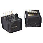 MODULAR JACK 8P8C PCST BLK