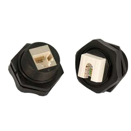 MODULAR JACK CAT6 SH PANEL MOUNT 110 WATERPROOF