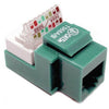 KEYSTONE JACK CAT5E GRN TOOLLESS