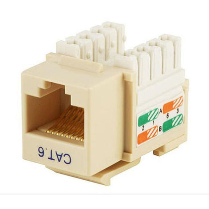 KEYSTONE JACK CAT5E IVORY 110