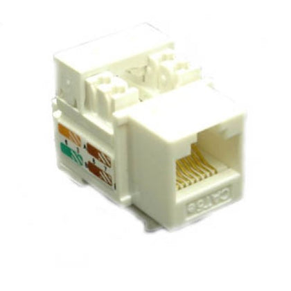 KEYSTONE JACK CAT5E WHT 110