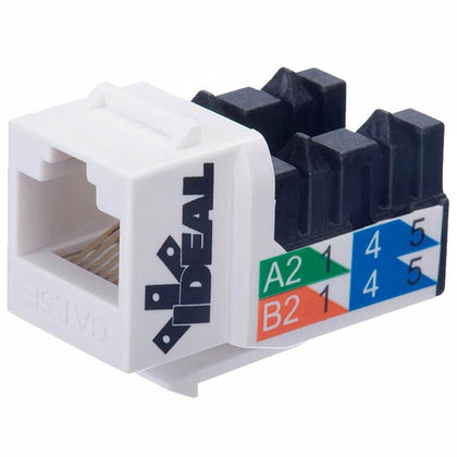 KEYSTONE JACK CAT5E WHT 110
