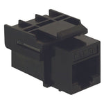 KEYSTONE COUPLER CAT5E BLK JK-JK