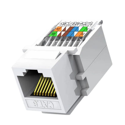 KEYSTONE JACK CAT6 WHT TOOLLESS