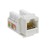 KEYSTONE JACK CAT5E WHT 110