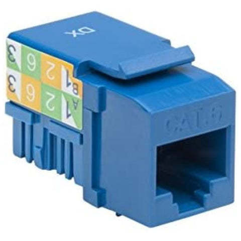 KEYSTONE JACK CAT6 BLU 110 USE TAH-4759 TOOL FOR PUNCHING 8PINS