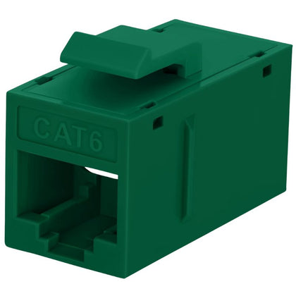 KEYSTONE COUPLER CAT6 GRN JK-JK