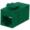 KEYSTONE COUPLER CAT6 GRN JK-JK